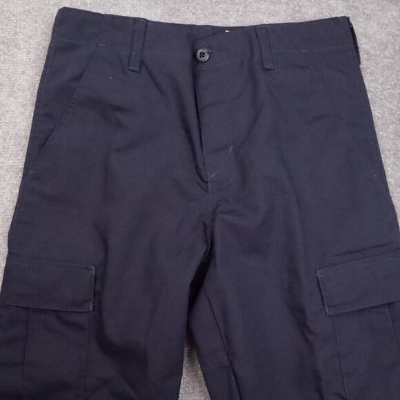 Vintage VF Imagewear Cargo Small Short 30x29 Navy Blue Workwear Uniform Pants - Picture 9 of 12